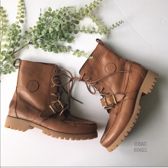 Lauren Ralph Lauren Shoes - Ralph Lauren boots leather brown lace up